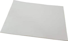 Made in USA - 12" Long, 12" Wide, 1/16" Thick, Silicone Rubber Foam Sheet - 35 to 45 Durometer, White, -20 to 500°F, 640 psi Tensile Strength, Adhesive Backing, Stock Length - Eagle Tool & Supply