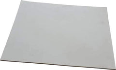Made in USA - 12" Long, 12" Wide, 1/8" Thick, Silicone Rubber Foam Sheet - 35 to 45 Durometer, White, -20 to 500°F, 640 psi Tensile Strength, Adhesive Backing, Stock Length - Eagle Tool & Supply