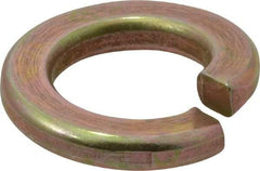 Value Collection - 1/2", 1/8" Thick Split Lock Washer - Grade 8 Alloy Steel, Zinc-Plated Finish, 0.502" Min ID, 0.512" Max ID, 0.779" Min OD, 0.869" Max OD - Eagle Tool & Supply