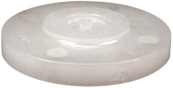 NIBCO - 1-1/2" Pipe, 5" OD, Polypropylene Blind Pipe Flange - Schedule 80, Natural - Eagle Tool & Supply