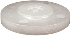 NIBCO - 2" Pipe, 6" OD, Polypropylene Blind Pipe Flange - Schedule 80, Natural - Eagle Tool & Supply
