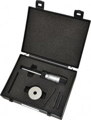 Starrett - 1/4" to 5/16", 2-1/4" Gage Depth, Mechanical Inside Hole Micrometer - 0.0003" Graduation, 0.00015" Accuracy, Ratchet Stop Thimble - Eagle Tool & Supply