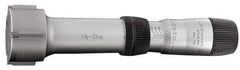 Starrett - 9 to 10", 4-5/8" Gage Depth, Mechanical Inside Hole Micrometer - 0.0003" Graduation, 0.0003" Accuracy, Ratchet Stop Thimble - Eagle Tool & Supply
