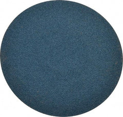 Merit Abrasives - 3" Disc Diam, 120 Grit, Zirconia Alumina Quick Change Disc - Type S Attaching System, Coated, Blue, Fine Grade, 20,000 RPM, R801 Series - Eagle Tool & Supply