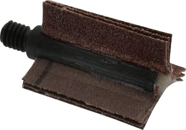 Merit Abrasives - 60 Grit, Coated, Aluminum Oxide Bore Polisher - Medium Grade, 25,000 RPM, Polishes Bores with 5/8 to 1" Diam - Eagle Tool & Supply