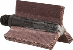 Merit Abrasives - 180 Grit, Coated, Aluminum Oxide Bore Polisher - Very Fine Grade, 25,000 RPM, Polishes Bores with 5/8 to 1" Diam - Eagle Tool & Supply