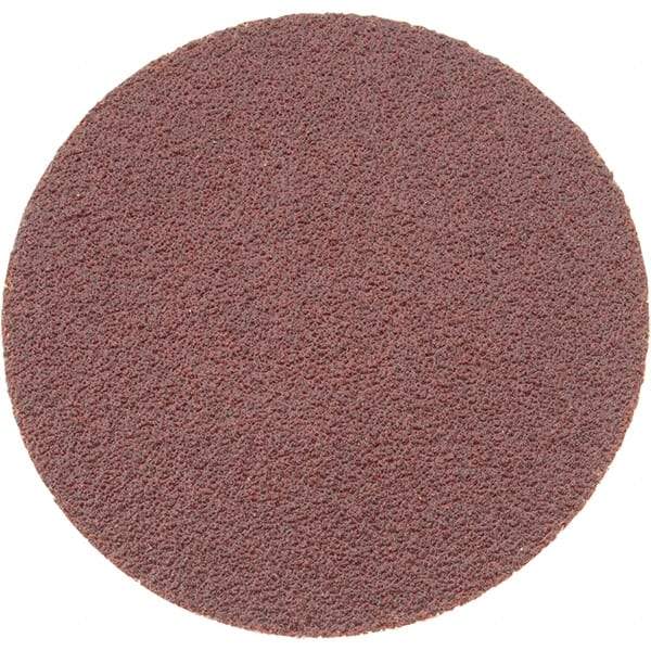 Merit Abrasives - 2" Disc Diam, 80 Grit, Aluminum Oxide Quick Change Disc - Type P Attaching System, Coated, Medium Grade, 30,000 RPM, R801 Series - Eagle Tool & Supply