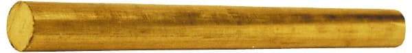 Value Collection - 7/8 Inch Diameter x 6 Ft. Long, Brass Round Rod - Alloy 360 - Eagle Tool & Supply