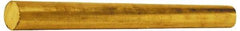 Value Collection - 7/8 Inch Diameter x 6 Ft. Long, Brass Round Rod - Alloy 360 - Eagle Tool & Supply