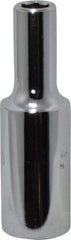 Proto - 3/8" Drive, Deep Hand Socket - 6 Points, 2-1/8" OAL, Chrome Finish - Eagle Tool & Supply