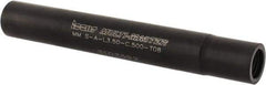 Iscar - Multimaster 1/2" 90° Stepped Shank Milling Tip Insert Holder & Shank - 0.48" Neck Diam, T08 Neck Thread, 3.54" OAL, Steel MM S-A Tool Holder - Eagle Tool & Supply