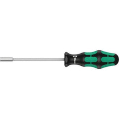 Wera - 13mm Solid Shaft Nutdriver - Cushion Grip Handle, 237mm OAL - Eagle Tool & Supply