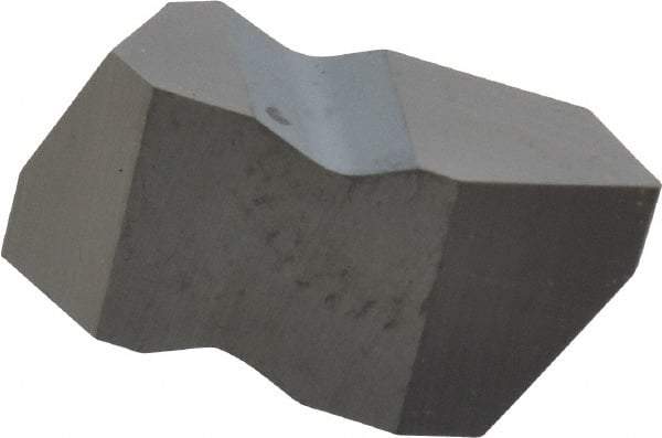 Kennametal - NT4 Grade K68, Internal/External Partial Profile 60° Threading Insert - 1.25 to 6.25mm & 4 to 20 TPI Ext Pitch, 20 to 6.25mm & 4 to 12 TPI Int Pitch, Right Hand Insert, Uncoated, Carbide - Eagle Tool & Supply