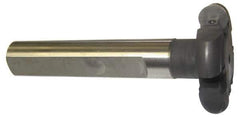 Cutting Tool Technologies - Shank Connection, 3/16" Cutting Width, 0.87" Depth of Cut, 3" Cutter Diam, Indexable Slotting Cutter - 1-1/4" Shank Diam, RT Toolholder, RDC(1.5)(1.5) Insert - Eagle Tool & Supply