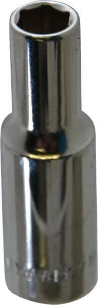 Blackhawk by Proto - 3/8" Drive, Deep Hand Socket - 6 Points, 2-7/64" OAL, Chrome Finish - Eagle Tool & Supply