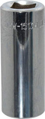 Blackhawk by Proto - 3/8" Drive, Deep Hand Socket - 6 Points, 1-13/16" OAL, Chrome Finish - Eagle Tool & Supply