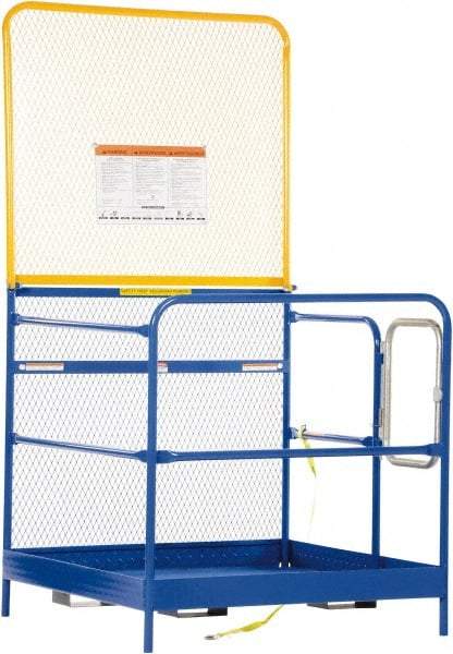 Vestil - 84" Platform - Forklift Work Platform, 1,000 Lb Capacity, 84" Platform Height, 48" Base Width x 48" Base Depth - Eagle Tool & Supply