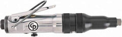 Chicago Pneumatic - 1/4" Bit Holder, 2,000 RPM, Inline Handle Air Screwdriver - 10 to 25 In/Lb Torque, 1/4" Inlet, 9 CFM - Eagle Tool & Supply