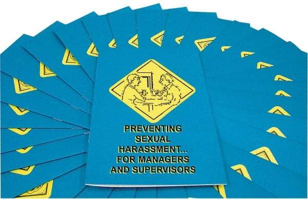 Marcom - Preventing Sexual Harassment for Managers and Supervisors Training Booklet - English and Spanish, Safety Meeting Series - Eagle Tool & Supply