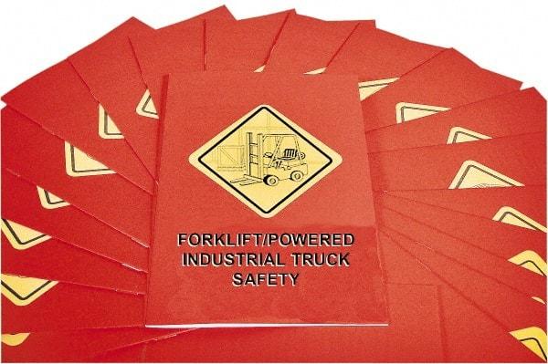 Marcom - Forklift Powered Industrial Truck Safety Training Booklet - English and Spanish, Regulatory Compliance Series - Eagle Tool & Supply