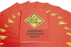 Marcom - Suspended Scaffolding Safety Training Booklet - English and Spanish, Regulatory Compliance Series - Eagle Tool & Supply