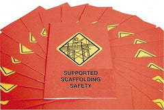 Marcom - Supported Scaffolding Safety Training Booklet - English and Spanish, Regulatory Compliance Series - Eagle Tool & Supply