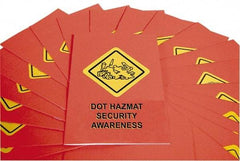 Marcom - DOT HazMat Security Awareness Training Booklet - English, Regulatory Compliance Series - Eagle Tool & Supply