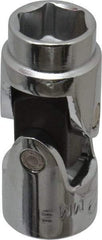 Blackhawk by Proto - 3/8" Drive, Standard Hand Socket - 6 Points, 1-51/64" OAL, Alloy Steel, Chrome Finish - Eagle Tool & Supply