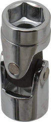 Blackhawk by Proto - 1/2", 3/8" Drive, Standard Hand Socket - 6 Points, 1-51/64" OAL, Alloy Steel, Chrome Finish - Eagle Tool & Supply