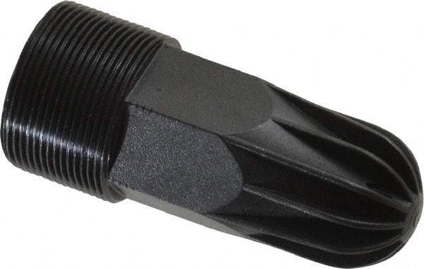 Guardair - Blow Gun Safety Rubber - 1/4 NPT, 1-3/4" Hose Length, Zinc - Eagle Tool & Supply