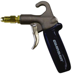 Guardair - 120 Max psi High Volume Safety Nozzle High Volume Safety Air Gun - 1/4 NPT Inlet, Brass - Eagle Tool & Supply