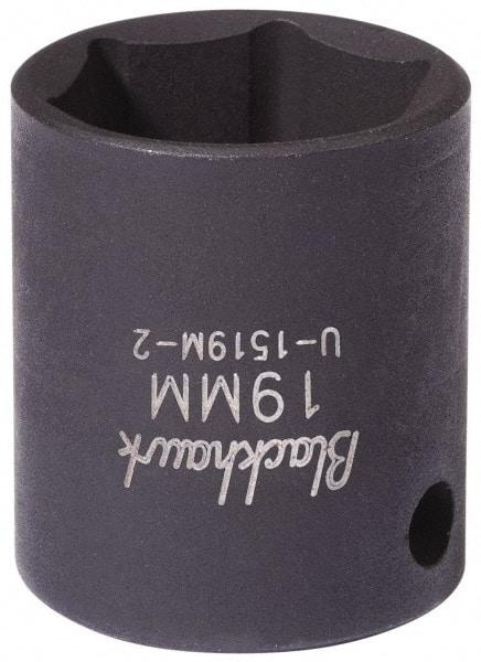 Blackhawk by Proto - 1/2" Drive 26mm Standard Impact Socket - 6 Points, 3-7/8" OAL - Eagle Tool & Supply