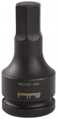 Blackhawk by Proto - 3/4" Drive, 3/4" Impact Hex Bit Socket - 3-1/2" OAL - Eagle Tool & Supply