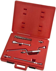 Proto - 15 Piece 3/8" Drive Full Polish Finish Socket Set - 12 Points, 1/4" to 3/4" Range, Inch Measurement Standard - Eagle Tool & Supply