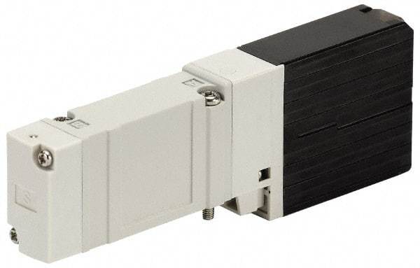 ARO/Ingersoll-Rand - 3/8", TP Series Plug-In Stacking Solenoid Valve - 24 VDC, 0.53 CV Rate, 1.55" High x 4-1/2" Long - Eagle Tool & Supply