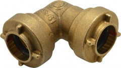 Legend Valve - 1/2" Tube OD, Brass Push-to-Connect Tube Union Elbow - Tube to Tube Connection, EPDM O-Ring - Eagle Tool & Supply