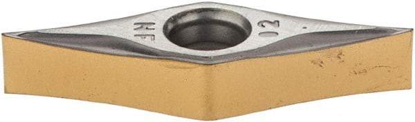 Iscar - VNMG2.5-0 NF Grade IC807 Carbide Turning Insert - TiAlN Finish, 35° Diamond, 9/32" Inscr Circle, 5/32" Thick, 0.0079" Corner Radius - Eagle Tool & Supply