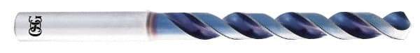 OSG - 7mm 120° Vanadium High Speed Steel Jobber Drill - WD1 Finish, Right Hand Cut, Spiral Flute, Straight Shank, 113mm OAL, Faceted Point - Eagle Tool & Supply