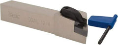 Iscar - DDJN, Left Hand Cut, 93° Lead Angle, 3/4" Shank Height x 3/4" Shank Width, Negative Rake Indexable Turning Toolholder - 4-1/2" OAL, DN.. Insert Compatibility, Series Isoturn - Eagle Tool & Supply