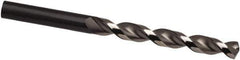 Guhring - 11.9mm 130° High Speed Steel Jobber Drill - Bright Finish, Right Hand Cut, Parabolic Flute, 151mm OAL, Cone Relief Point - Eagle Tool & Supply