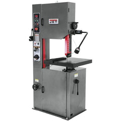 Jet - 14 Inch Throat Capacity, Variable Speed Pulley Vertical Bandsaw - 82 to 330 SFPM, 1 HP, Single Phase - Eagle Tool & Supply