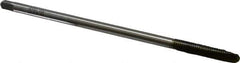 Hertel - 1/4-20 UNC 2 Flute H3 Bright Finish High Speed Steel Spiral Point Extension Tap - Plug Chamfer, 6" OAL, 3B Class of Fit - Eagle Tool & Supply