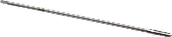 Hertel - 1/4-28 UNF 4 Flute H3 Bright Finish High Speed Steel Hand Extension Tap - Plug Chamfer, 6" OAL, 3B Class of Fit - Exact Industrial Supply