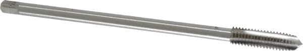 Hertel - 3/8-16 UNC 4 Flute H3 Bright Finish High Speed Steel Hand Extension Tap - Plug Chamfer, 6" OAL, 3B Class of Fit - Eagle Tool & Supply