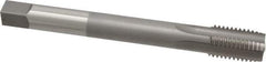 Hertel - 1-8 UNC 4 Flute H3 Bright Finish High Speed Steel Hand Extension Tap - Plug Chamfer, 8" OAL - Eagle Tool & Supply