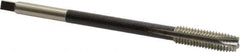 Hertel - 7/16-14 UNC 3 Flute H3 Bright Finish High Speed Steel Spiral Point Extension Tap - Plug Chamfer, 6" OAL, 3B Class of Fit - Eagle Tool & Supply