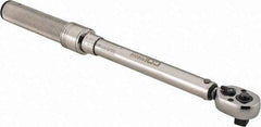 CDI - 3/8" Drive Micrometer Torque Wrench - 4 N/m to 250 In/Lb Torque, 11-1/4" OAL, 0.12 N/m Graduation, Pear Head - Eagle Tool & Supply