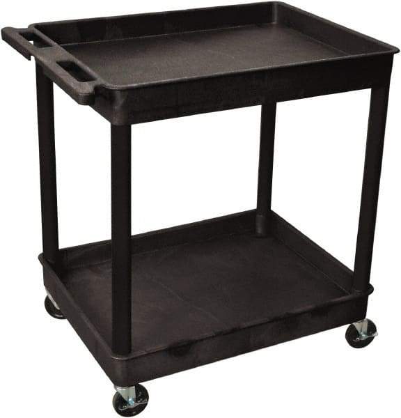 NMC - 300 Lb Capacity, 32" Wide x 24" Long x 37-1/2" High Shelf Cart - 1 Shelf, Plastic - Eagle Tool & Supply