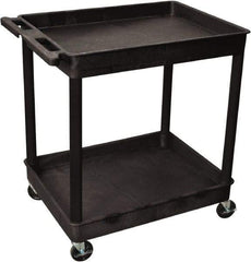 NMC - 300 Lb Capacity, 32" Wide x 24" Long x 37-1/2" High Shelf Cart - 1 Shelf, Plastic - Eagle Tool & Supply