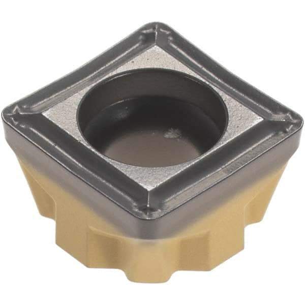 Iscar - SCMT100508 SM Grade IC8250 Carbide Turning Insert - TiCN/Al2O3/TiN Finish, 90° Square, 3/8" Inscr Circle, 5mm Thick, 1/32" Corner Radius - Eagle Tool & Supply